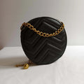 Black Round Bag - Tripp