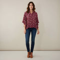 Burgundy Batwing Top - Isle Of Mine