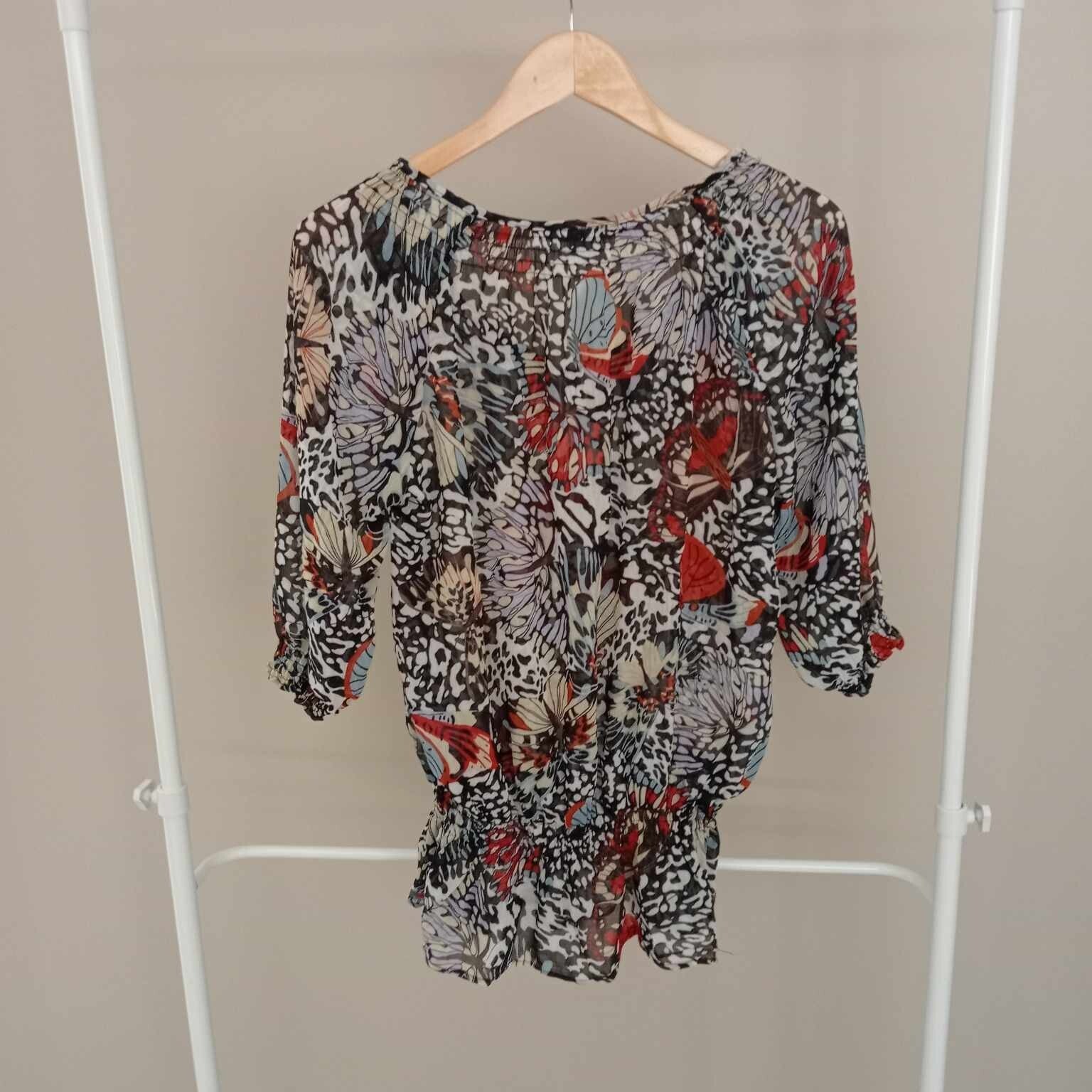 Black Floral Sheer Top - Rockmams