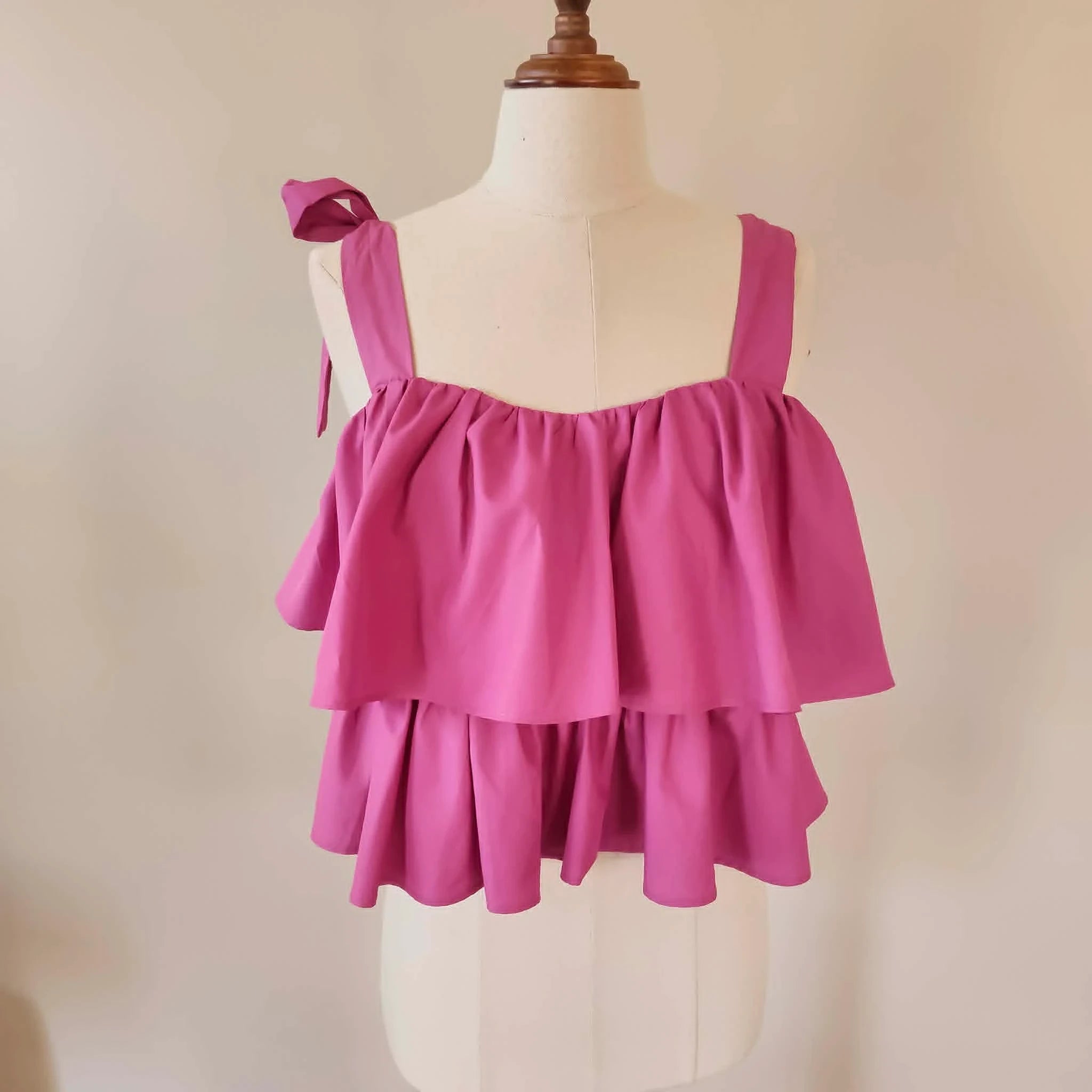 Hot Pink Crop Top - The Eight Letter