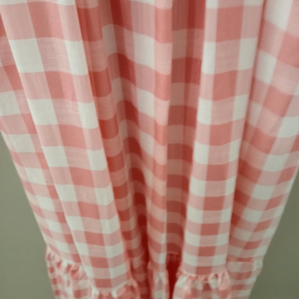 Pink Gingham Midi Dress - Eighth Letter