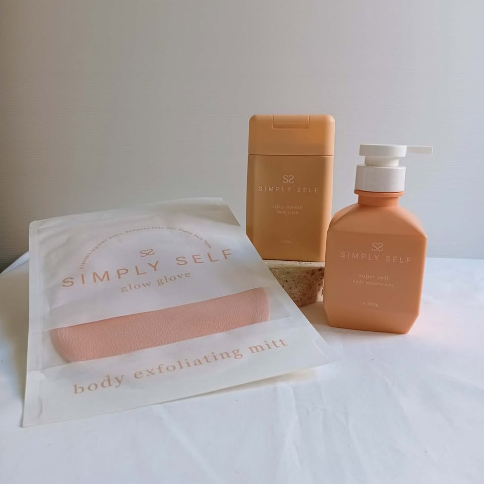 Simply Self, Tan Mit, Body Scrub, Body Moisturiser