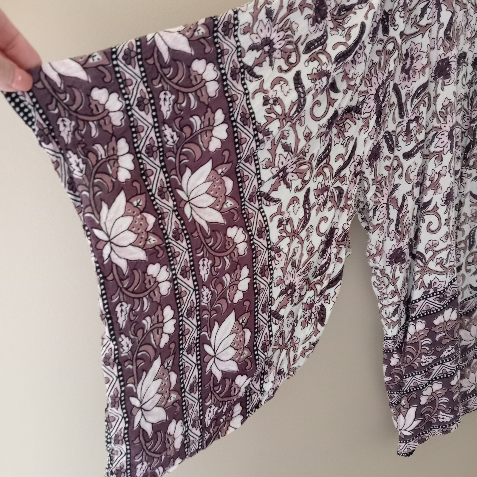 Purple Floral Kimono - Auguste The label