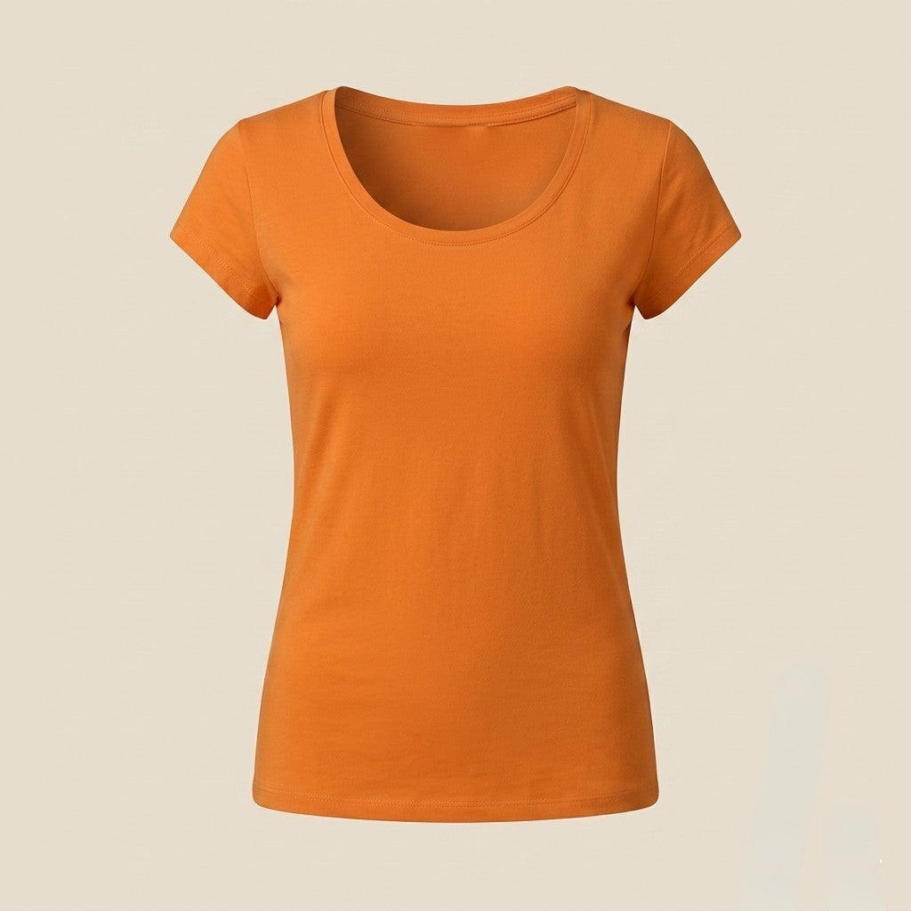 Burnt orange T-shirt - Suzannegrae