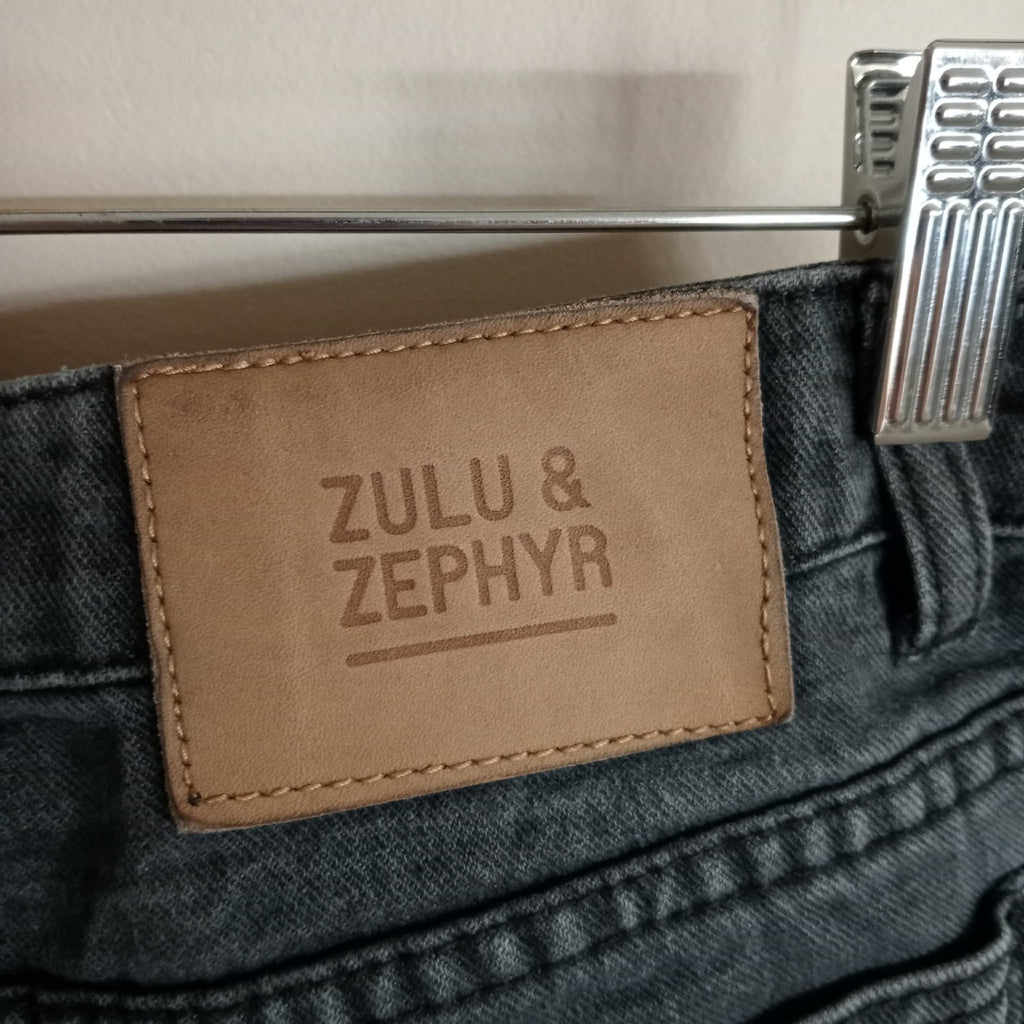 Black Destressed Denim Shorts - Zula & Zephyr
