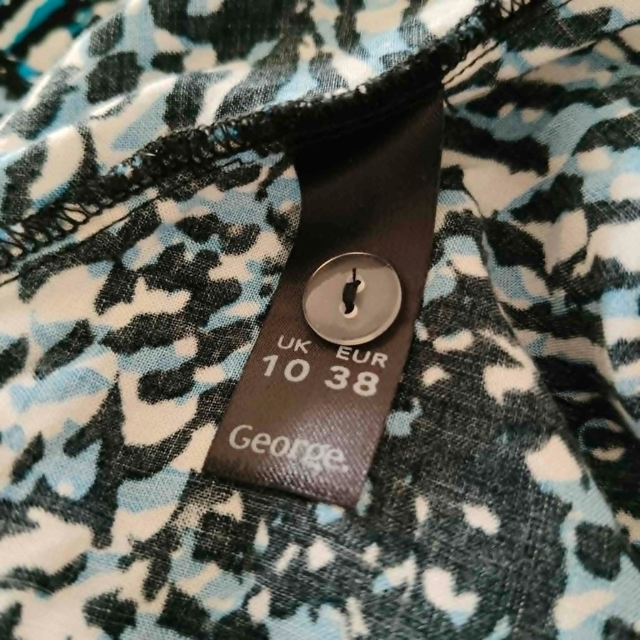 Blue Abstract Print Cami Top Size - Geroge