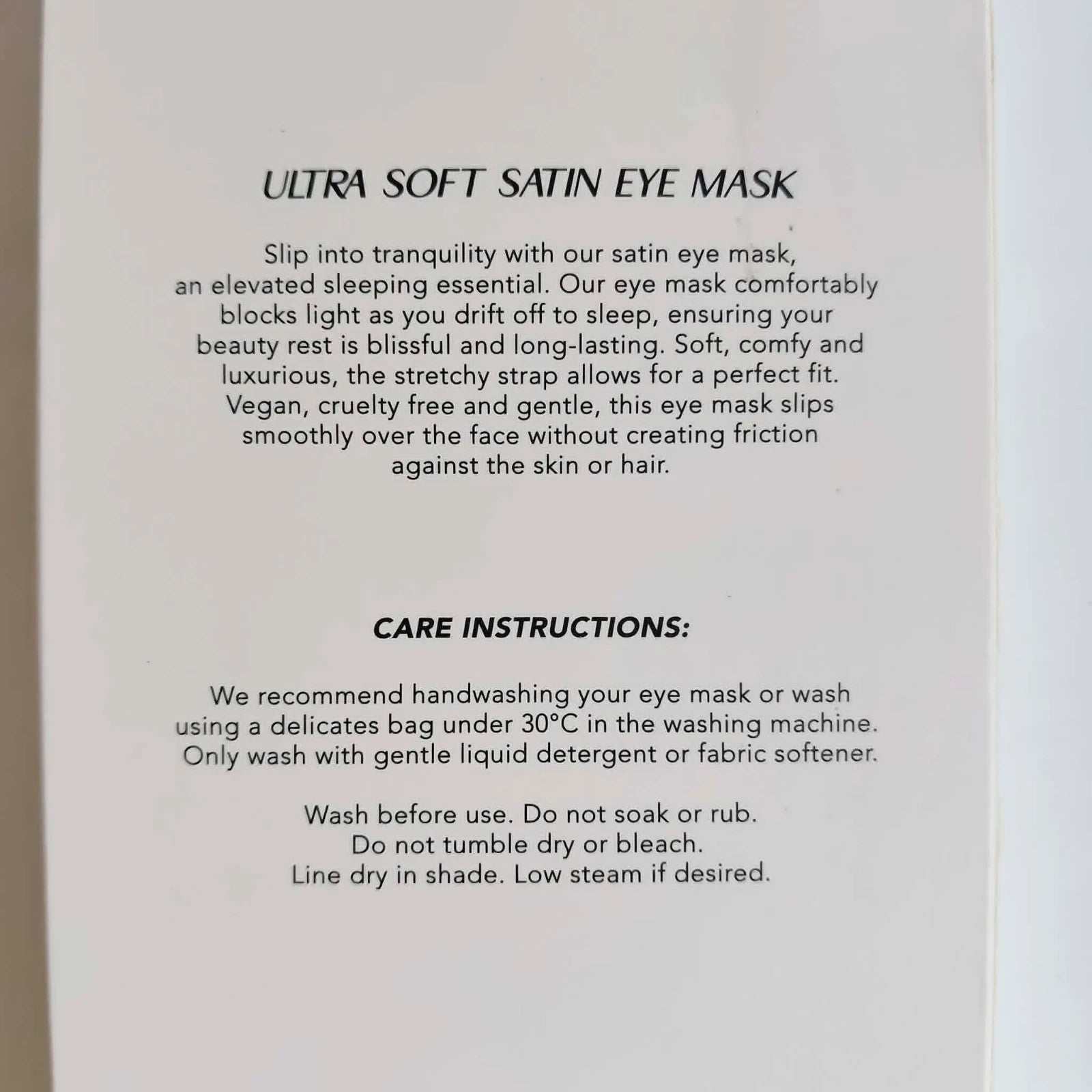 2 Pack Satin Eye Mask