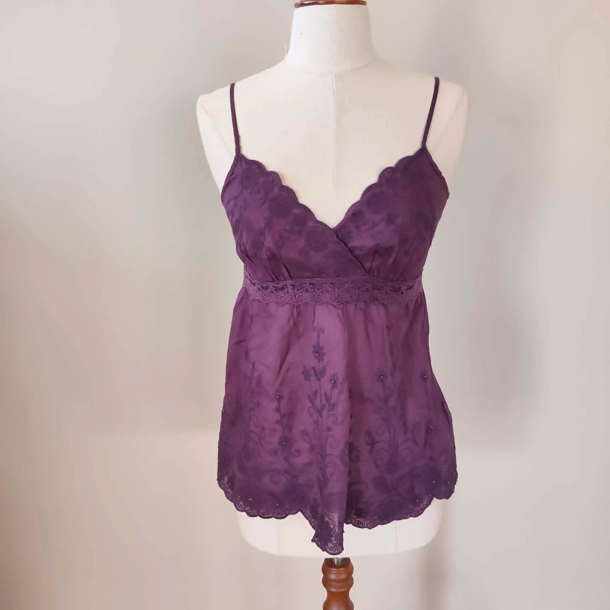 Purple Cami Top - New Look