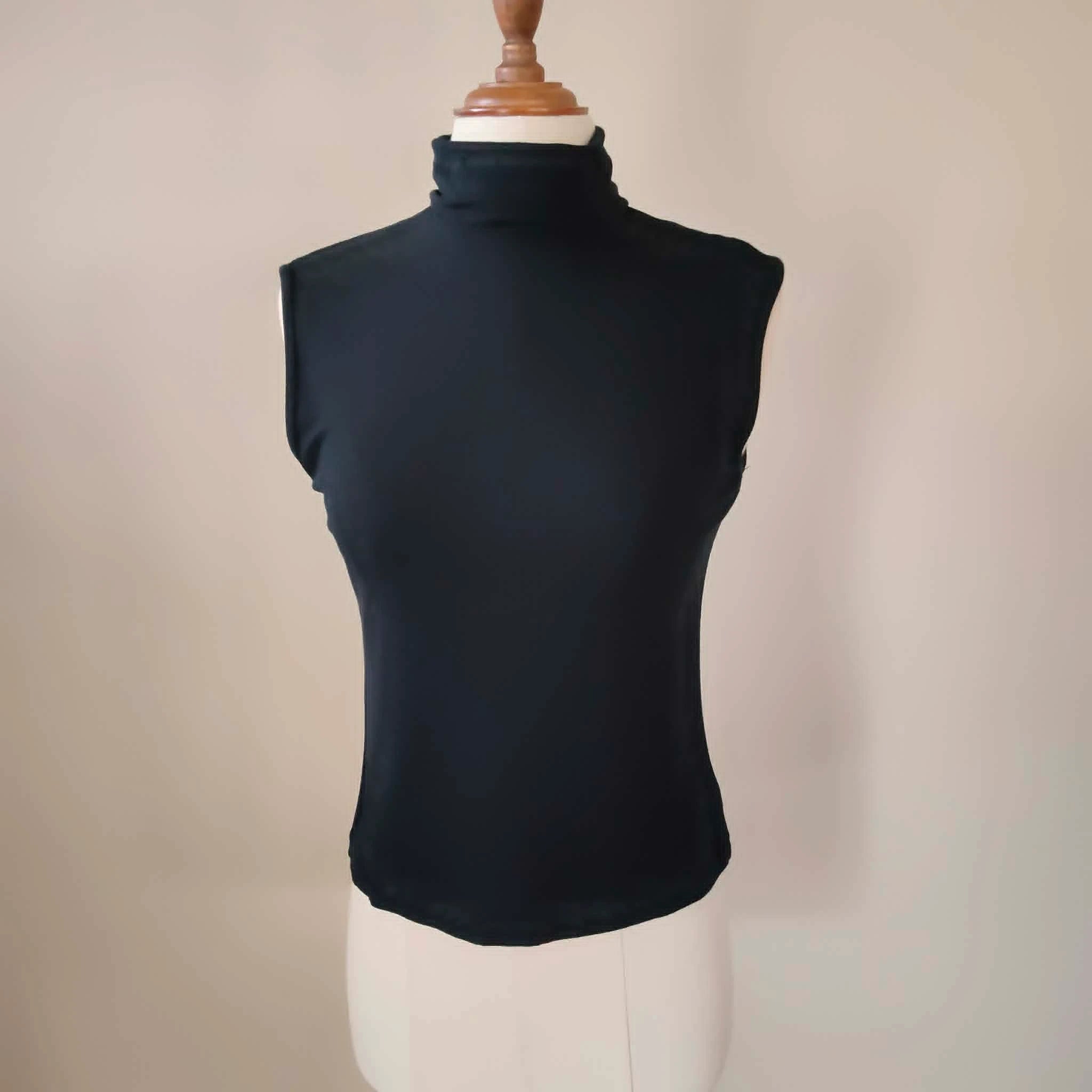 Black High Neck Tank - Marks & Spencer
