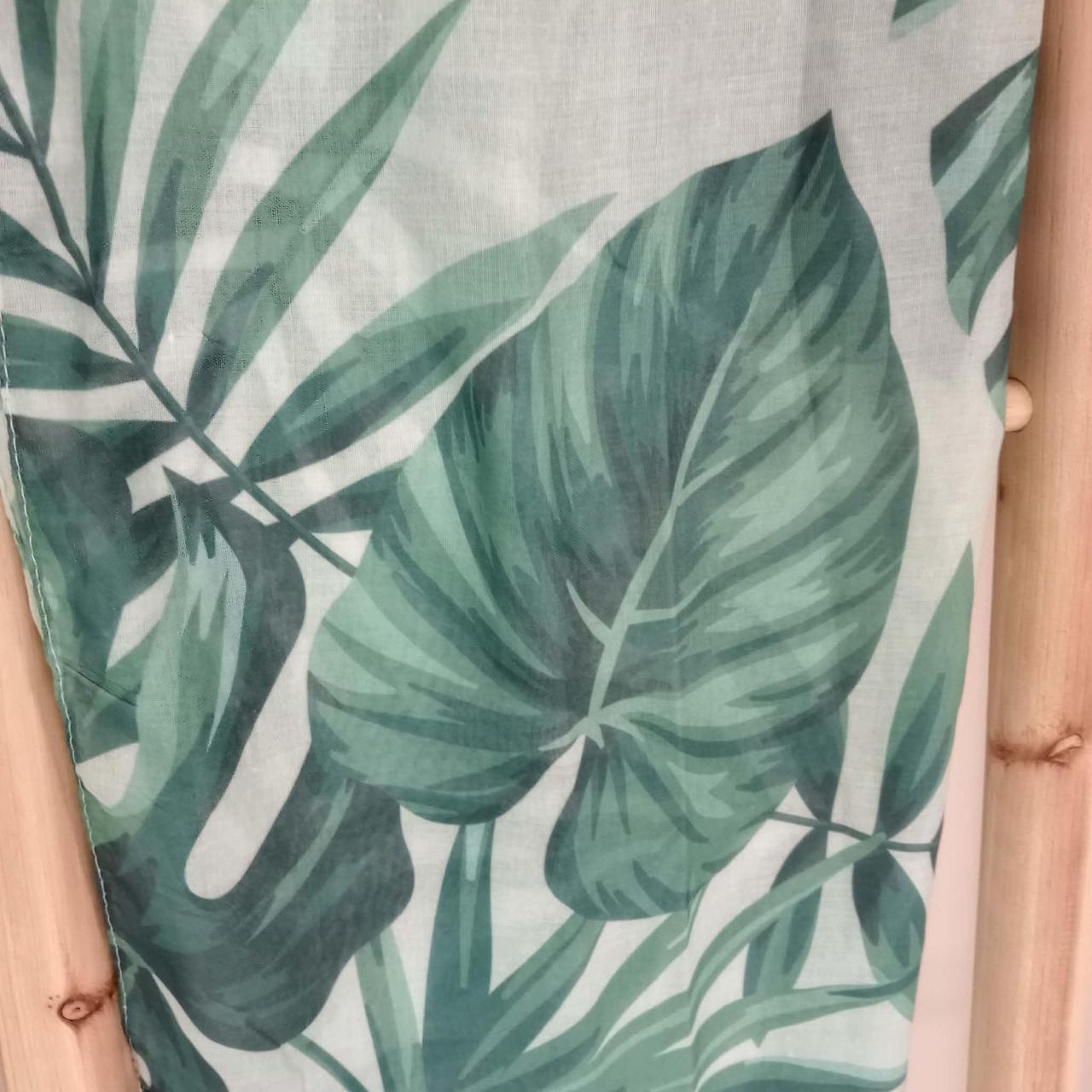 Monstera Pattern Scarf