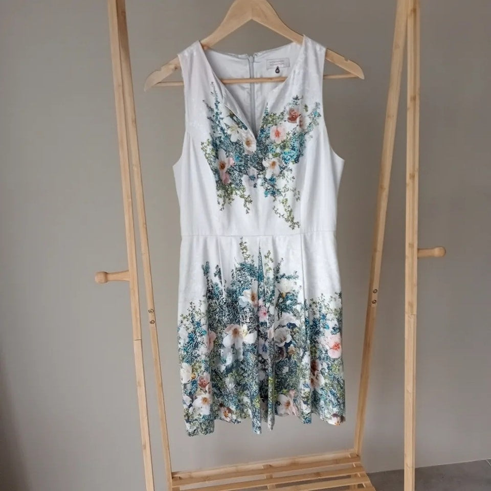 White Floral Dress - Portmans