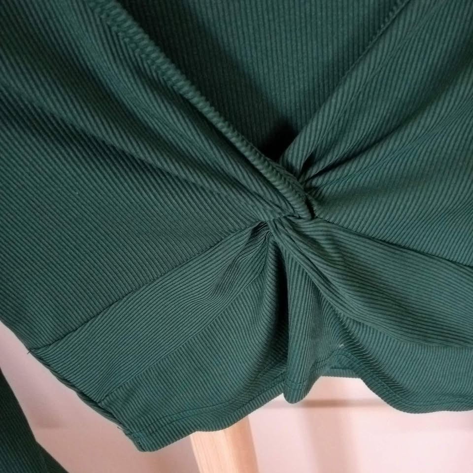 Dark green Crop Top - Shein