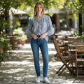 Blue Floral Top - Jeanswest