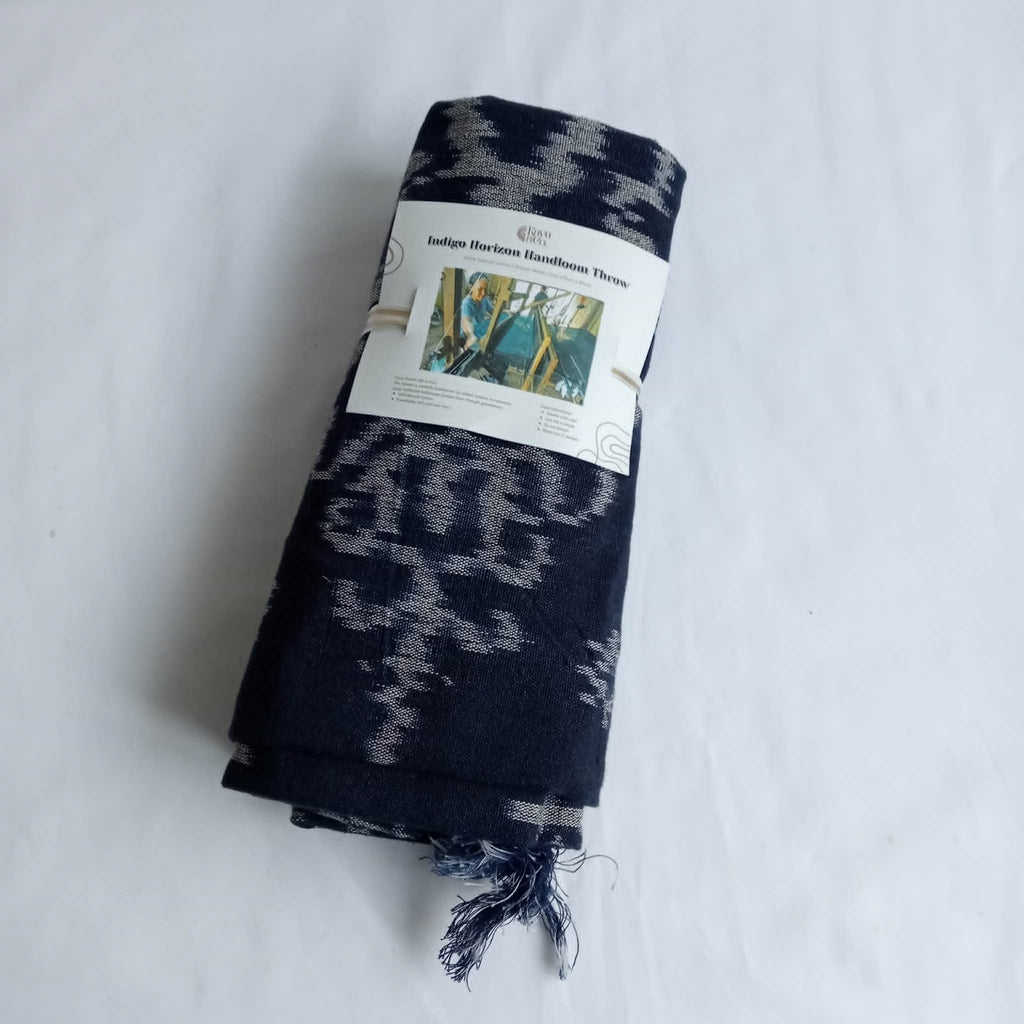 Blue Woven Blanket