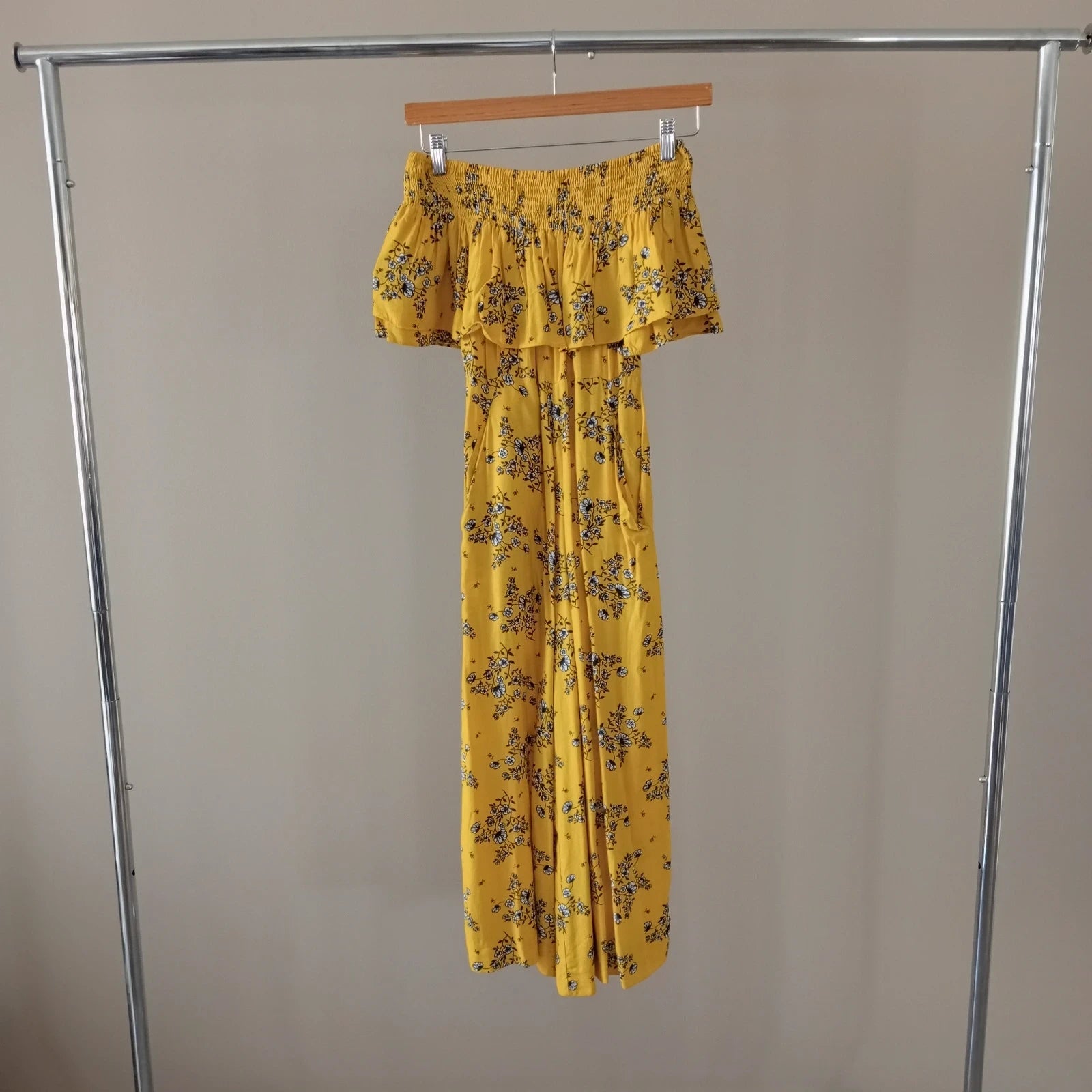 Yellow Floral Jumpsuit - Seed Heritage