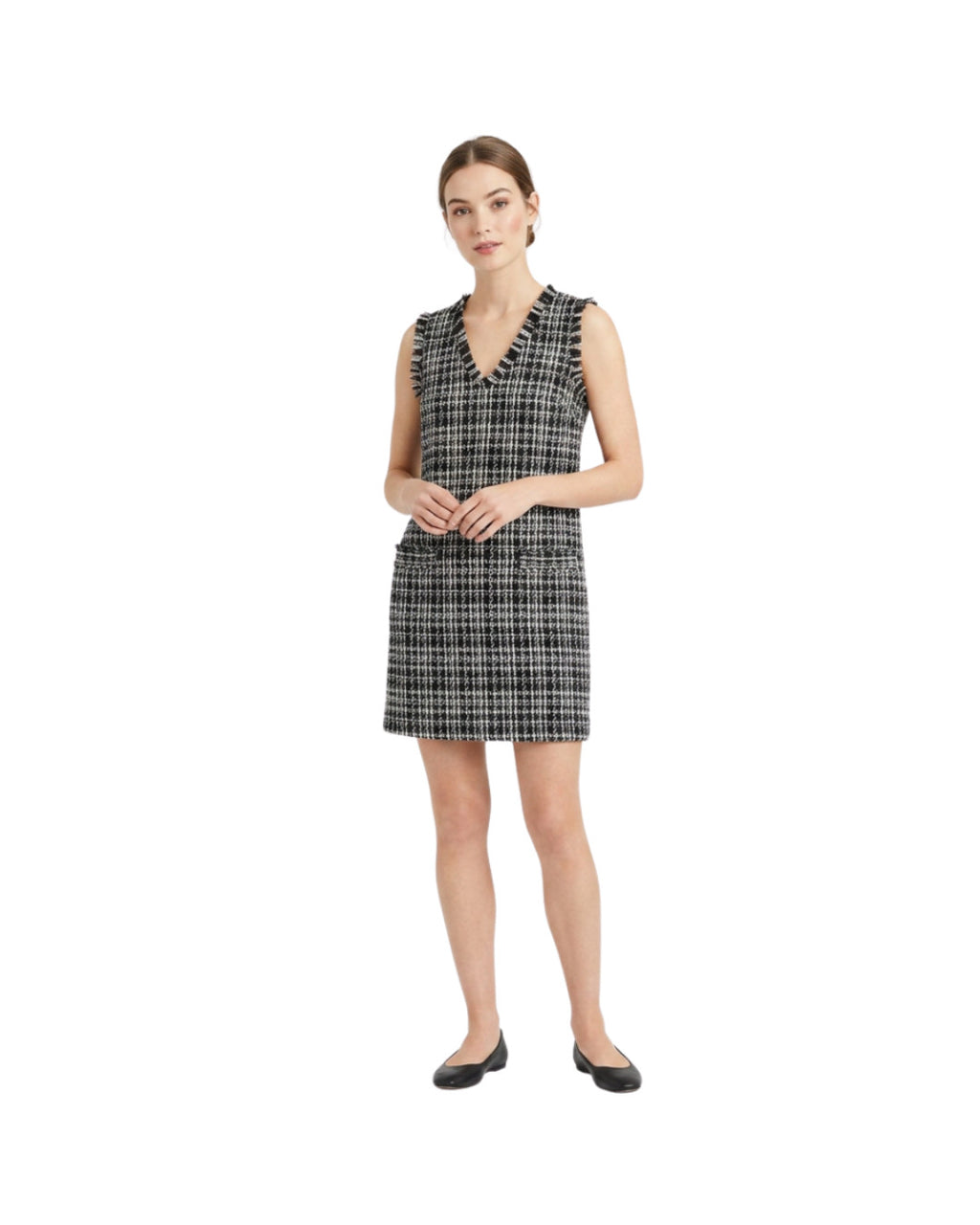 Tweed Sleeveless Dress