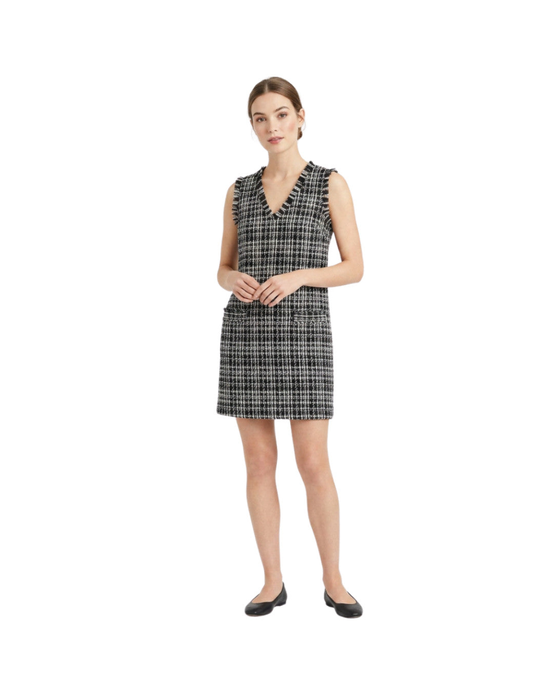 Tweed Sleeveless Dress