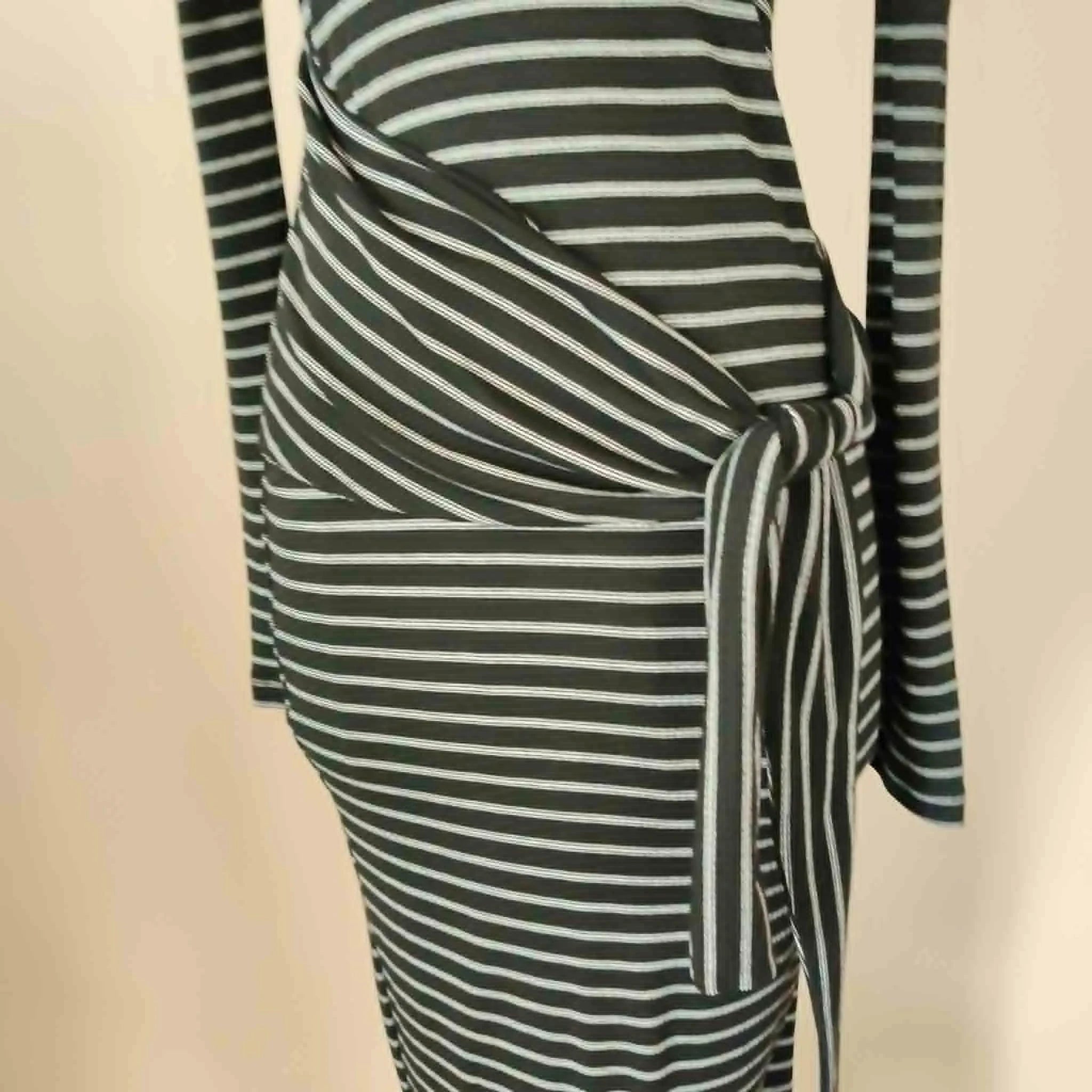 Black & White Stripe Knit Dress - Next
