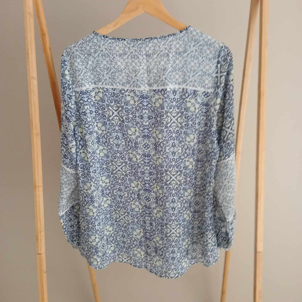 Blue Floral Top - Jeanswest