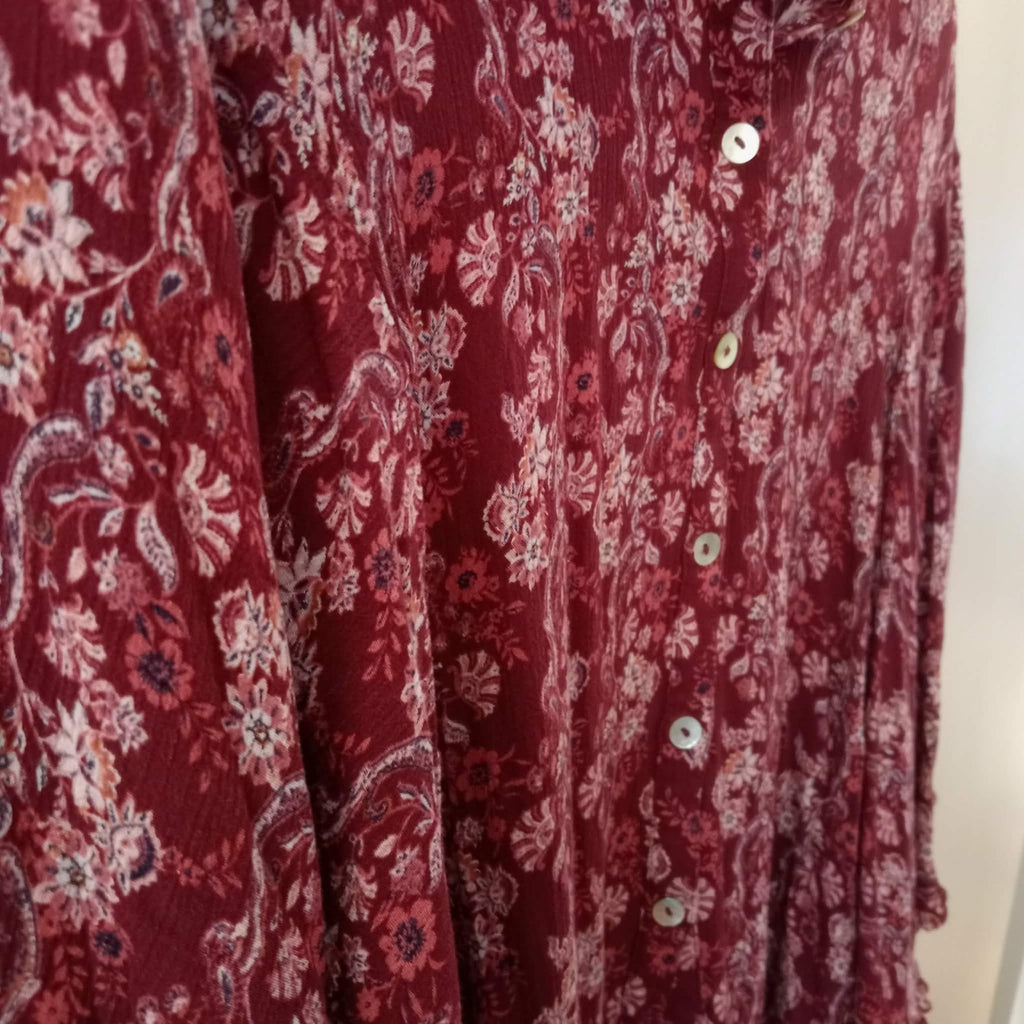 Burgundy Batwing Top - Isle Of Mine