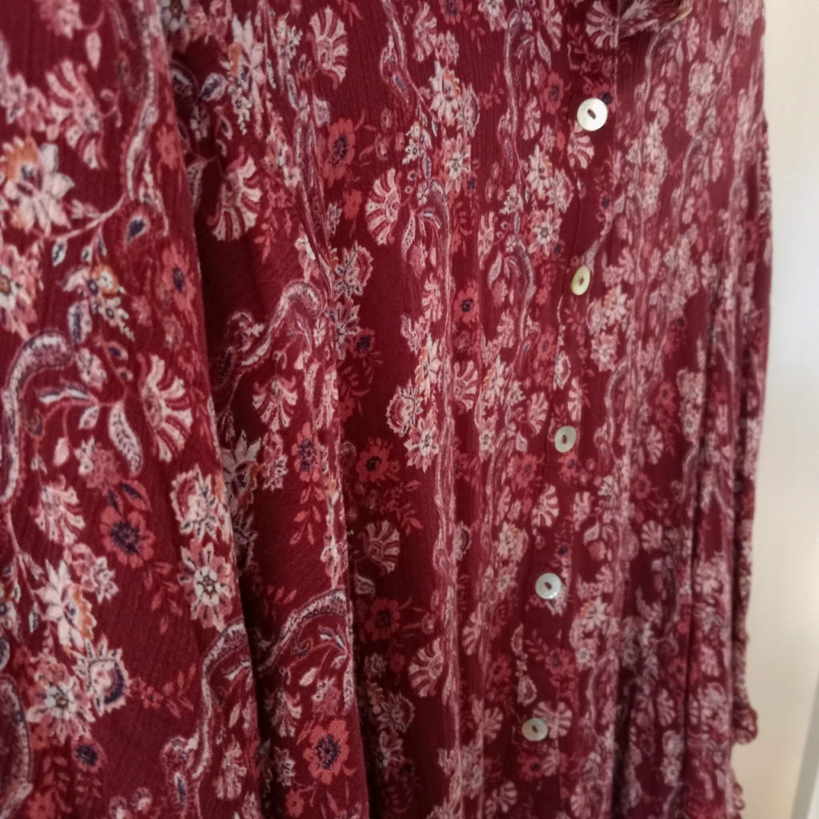 Burgundy Batwing Top - Isle Of Mine