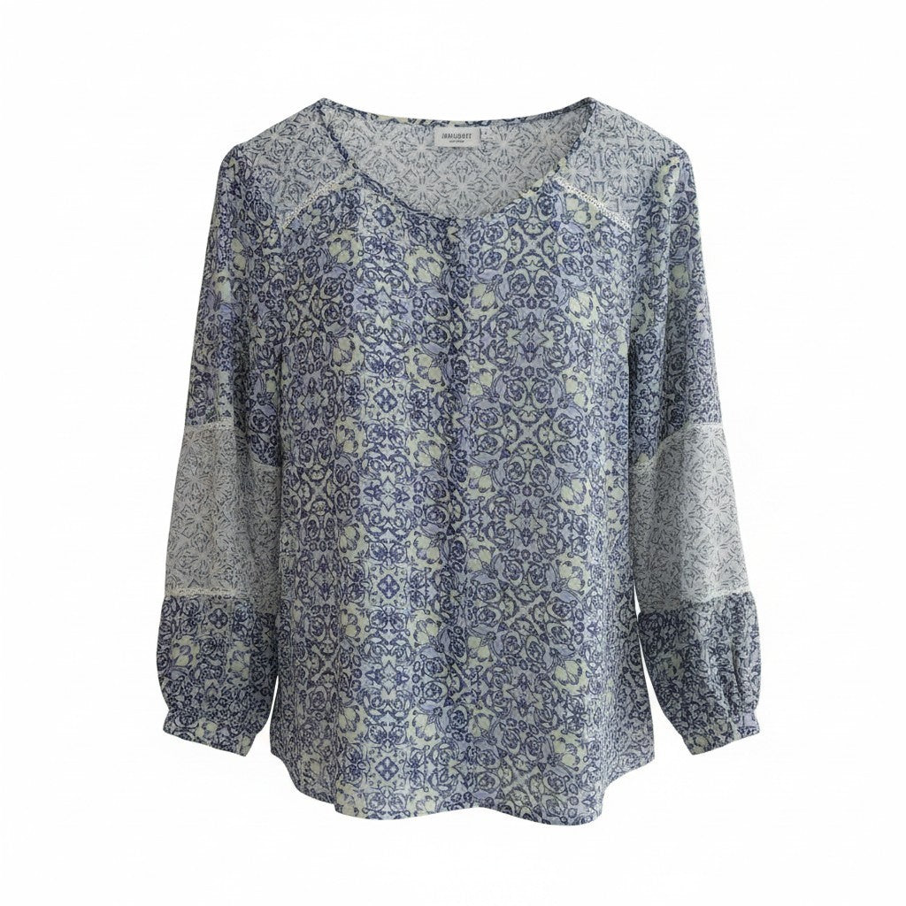 Blue Floral Top - Jeanswest