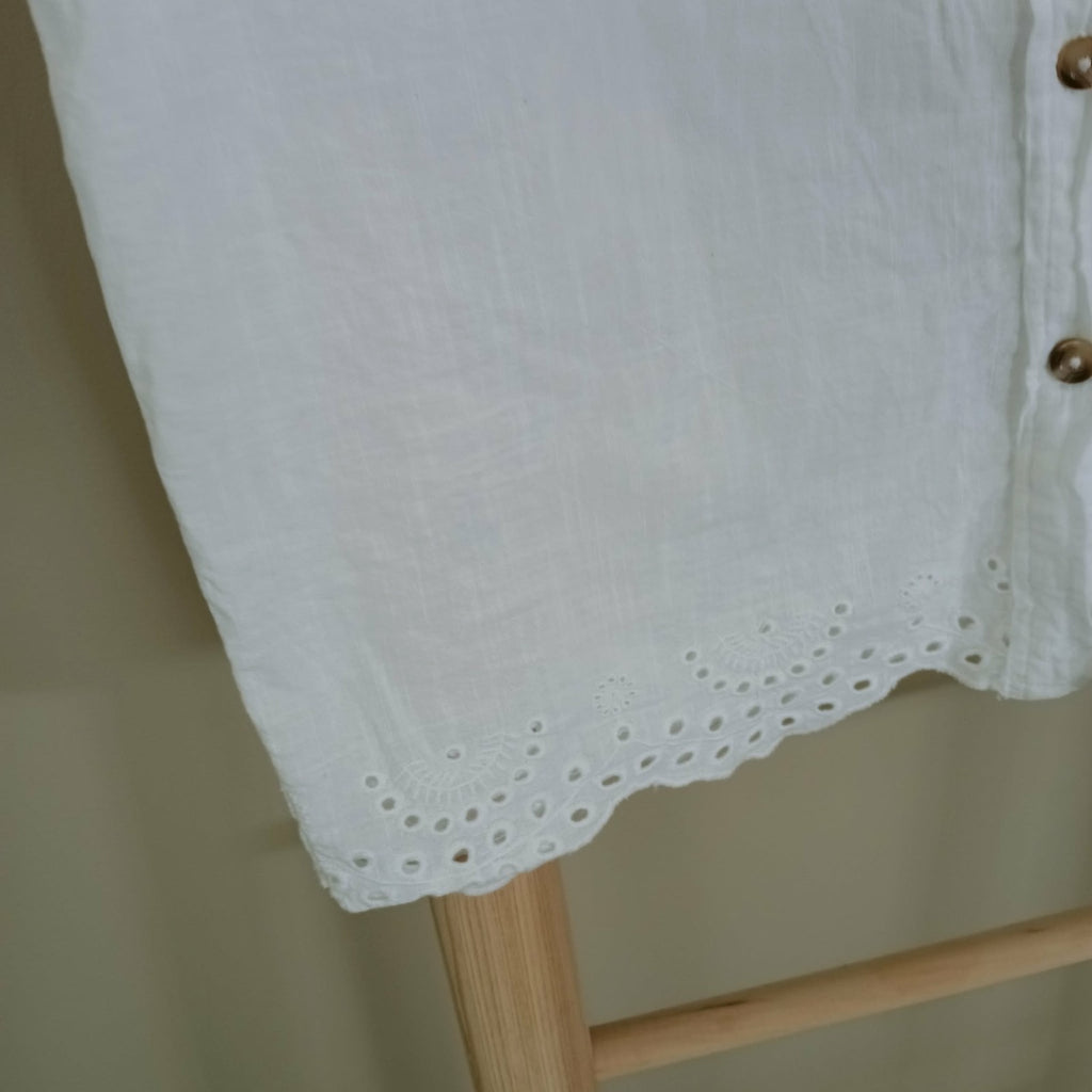 White Cotton Top - Cotton On Body
