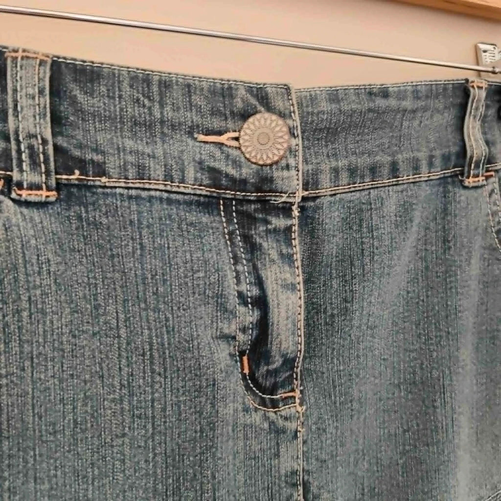 Flared Denim Skirt - Dorothy Perkins