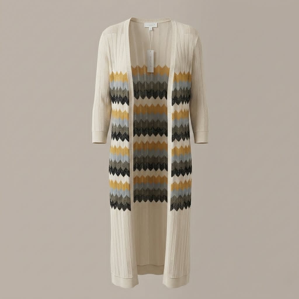 Cream Midi Cardigan - Charlotte The Label