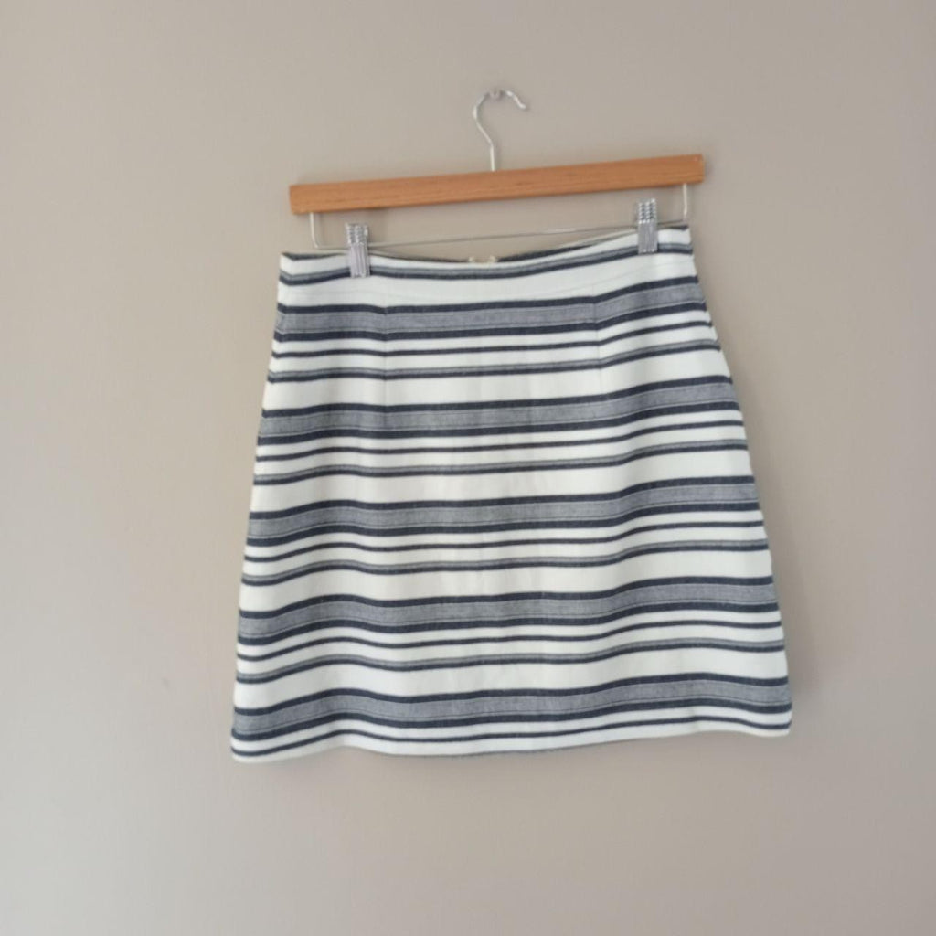Black & white Stripe Skirt - Forever New