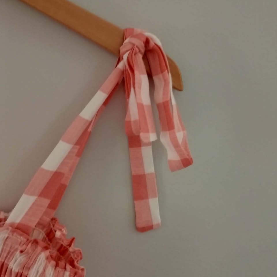 Pink Gingham Midi Dress - Eighth Letter