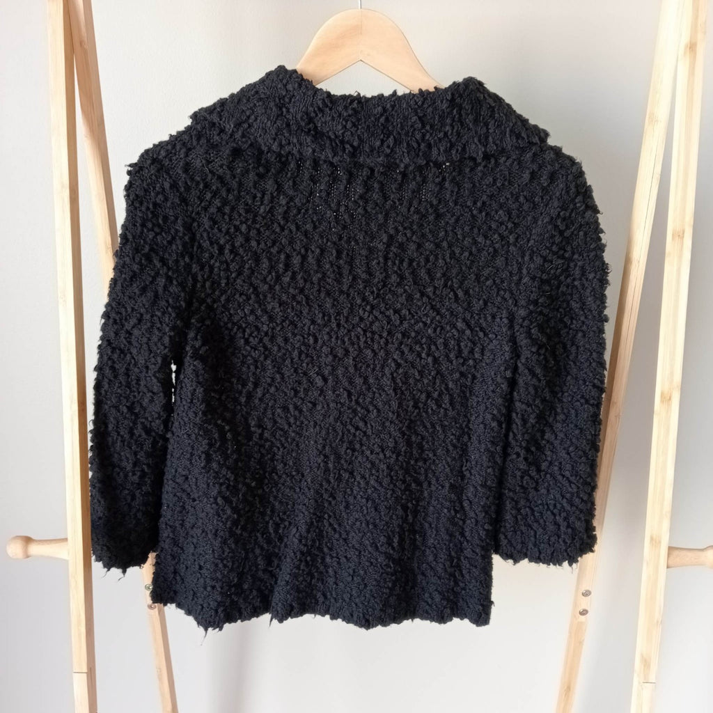 Black Fluffy Cardigan - Style & Co