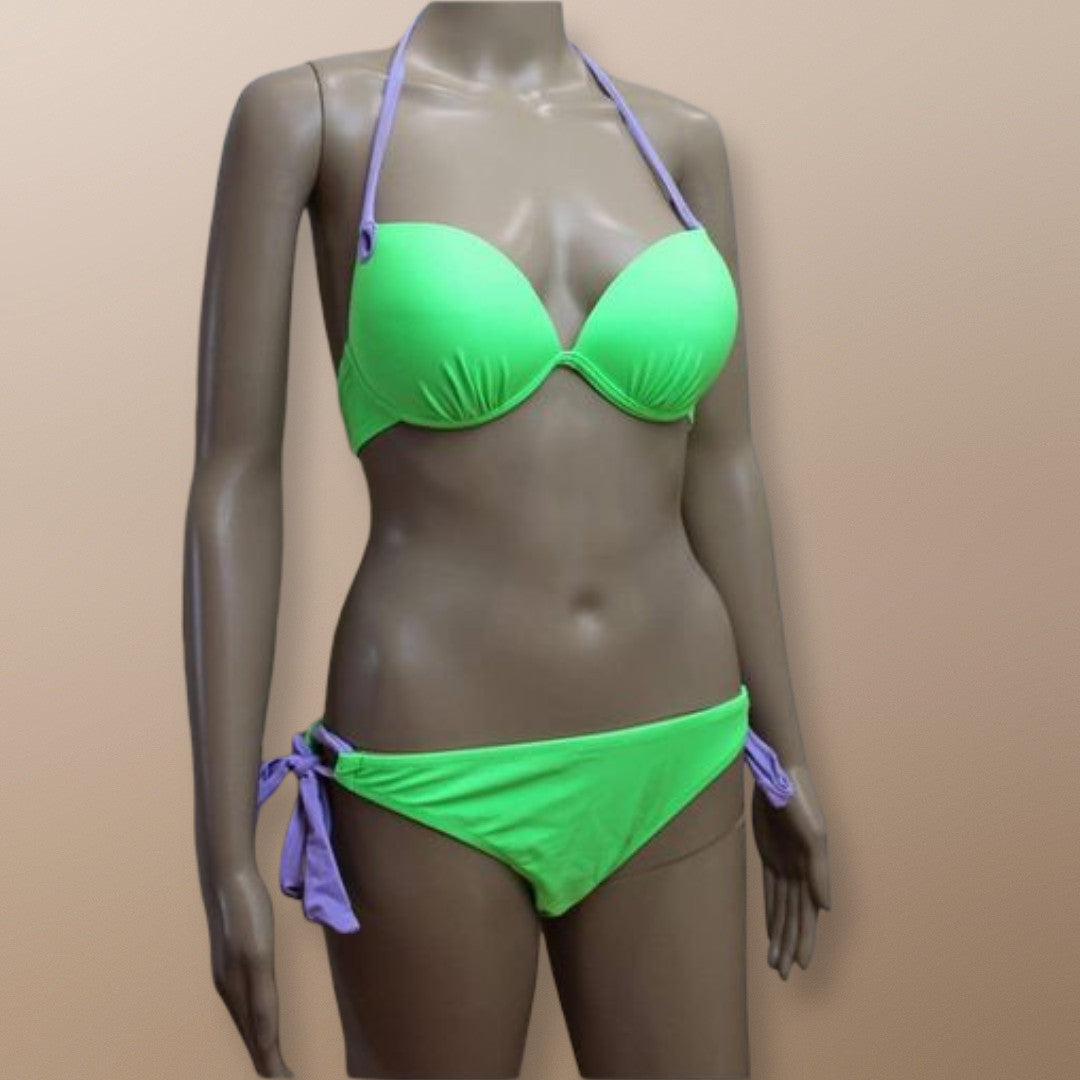 Fluro Green Bikini - Unbranded