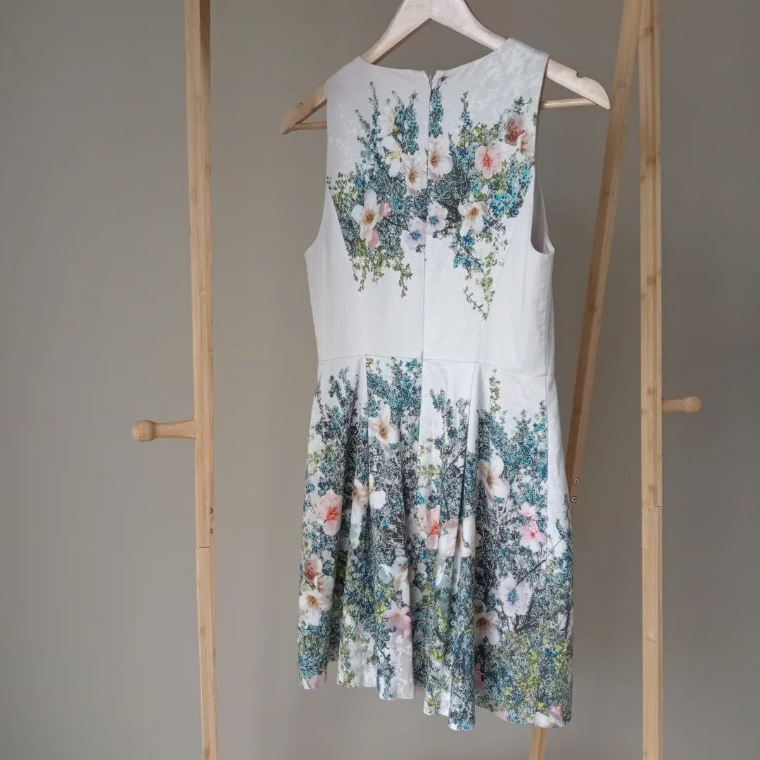 White Floral Dress - Portmans