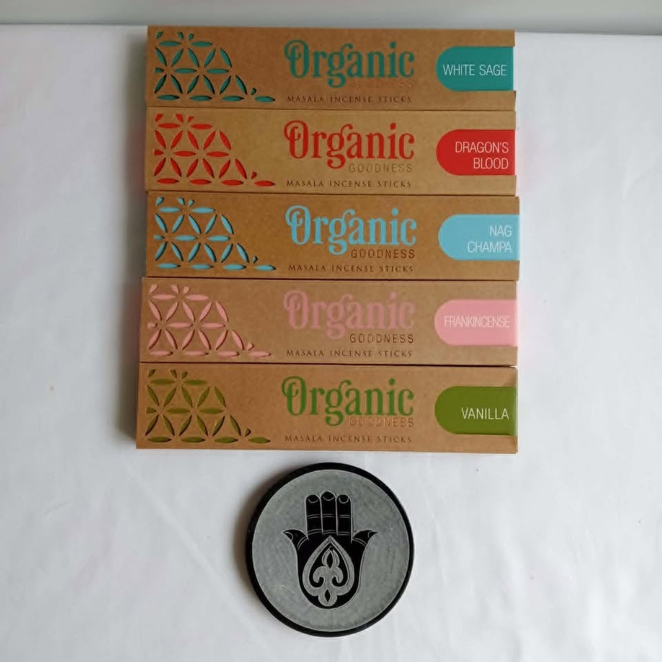Incense & Holder Pack - Organic Goodness