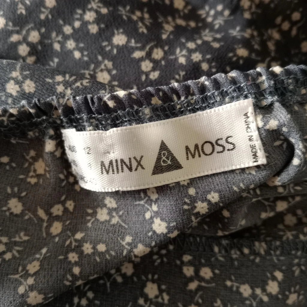 Blue Floral Dress - Minx & Moss