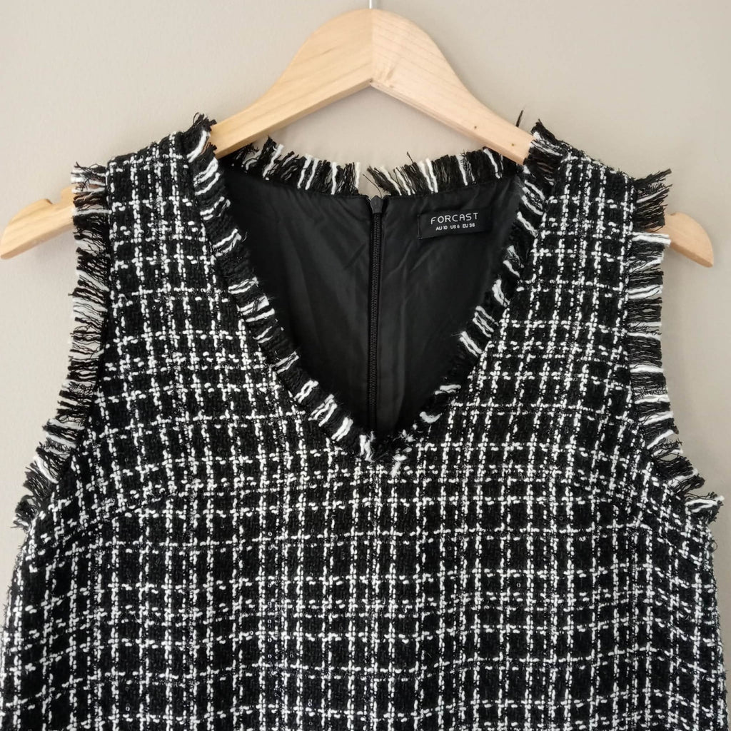 Tweed Sleeveless Dress