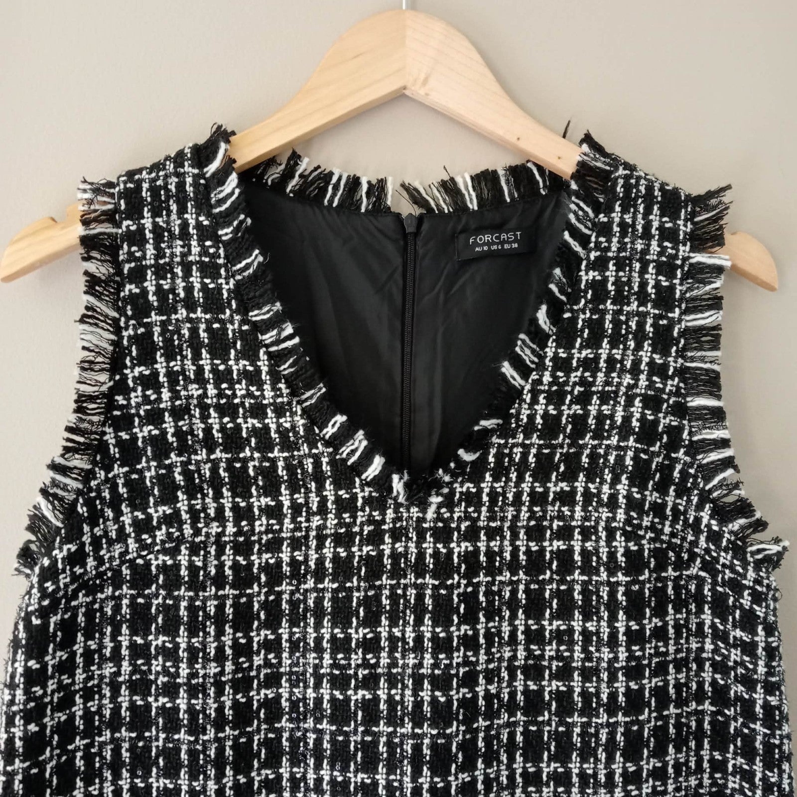 Tweed Sleeveless Dress