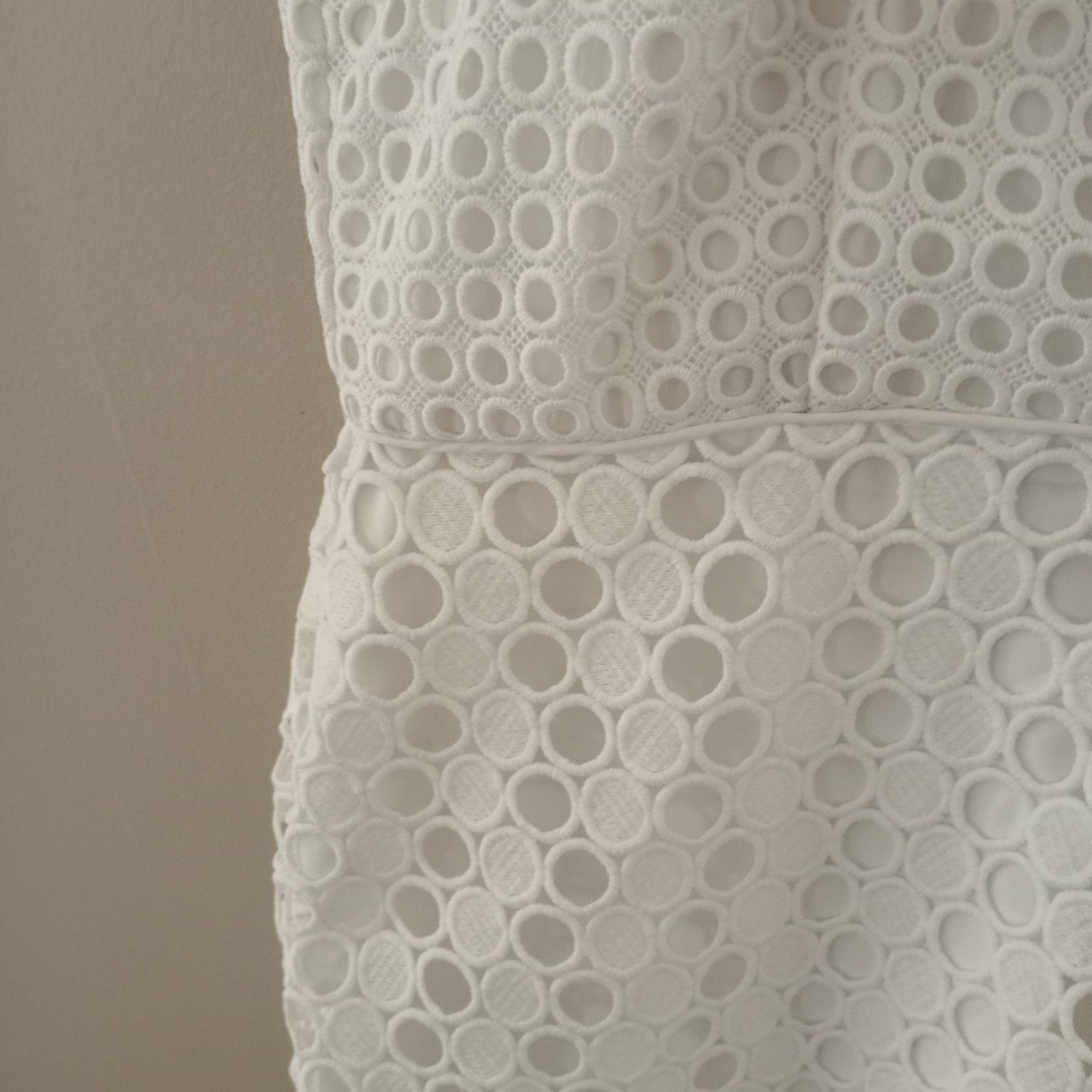 White Crochet Dress - Grace Hill