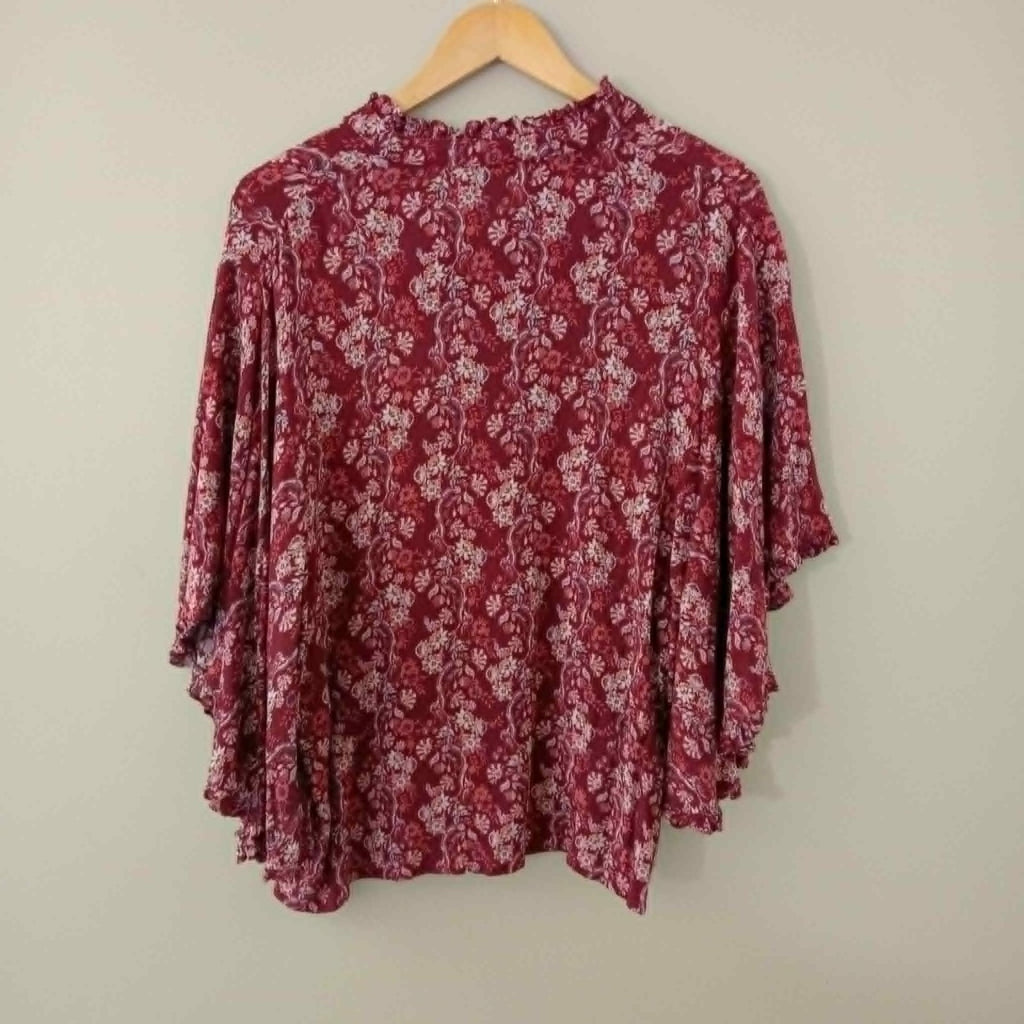 Burgundy Batwing Top - Isle Of Mine