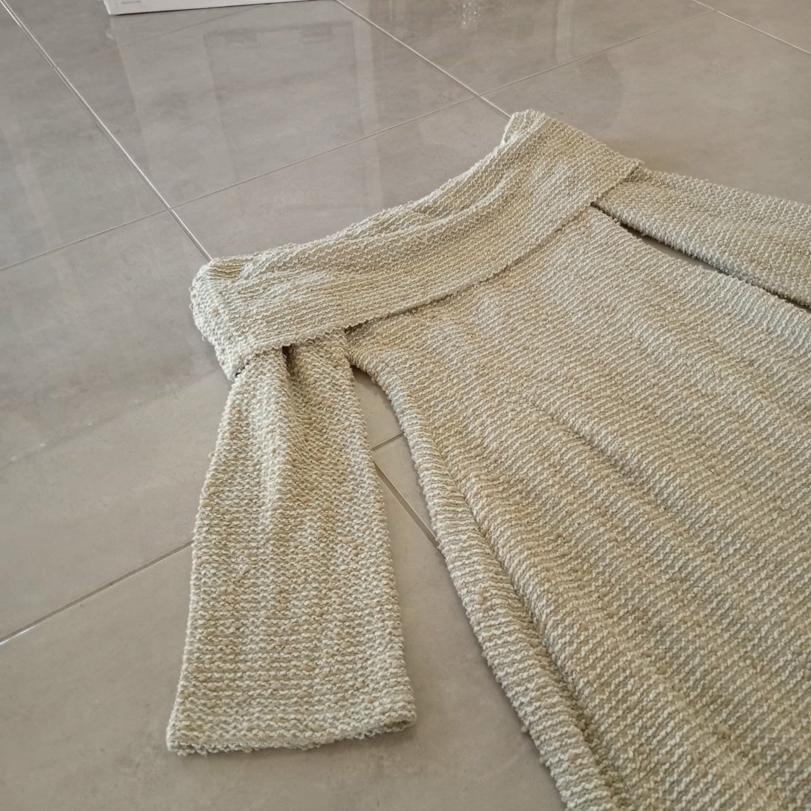 Cream Of The Shoulder Dress - Saba
