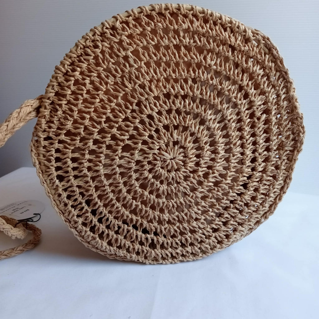 Round Straw Bag - Tripp