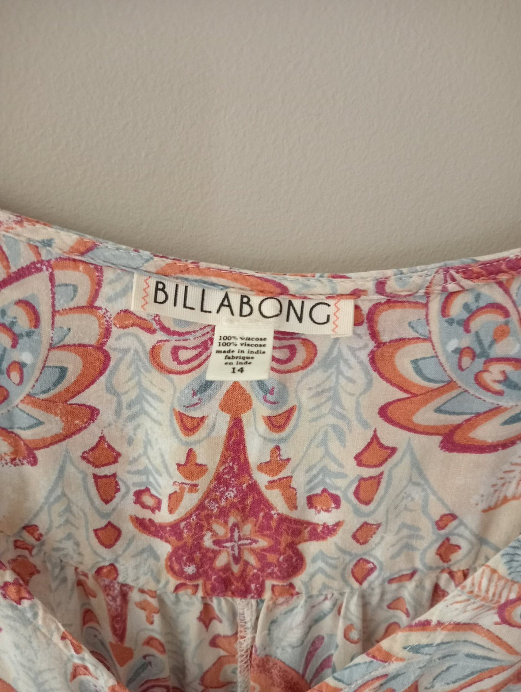 Pink Floral Playsuit - Billabong