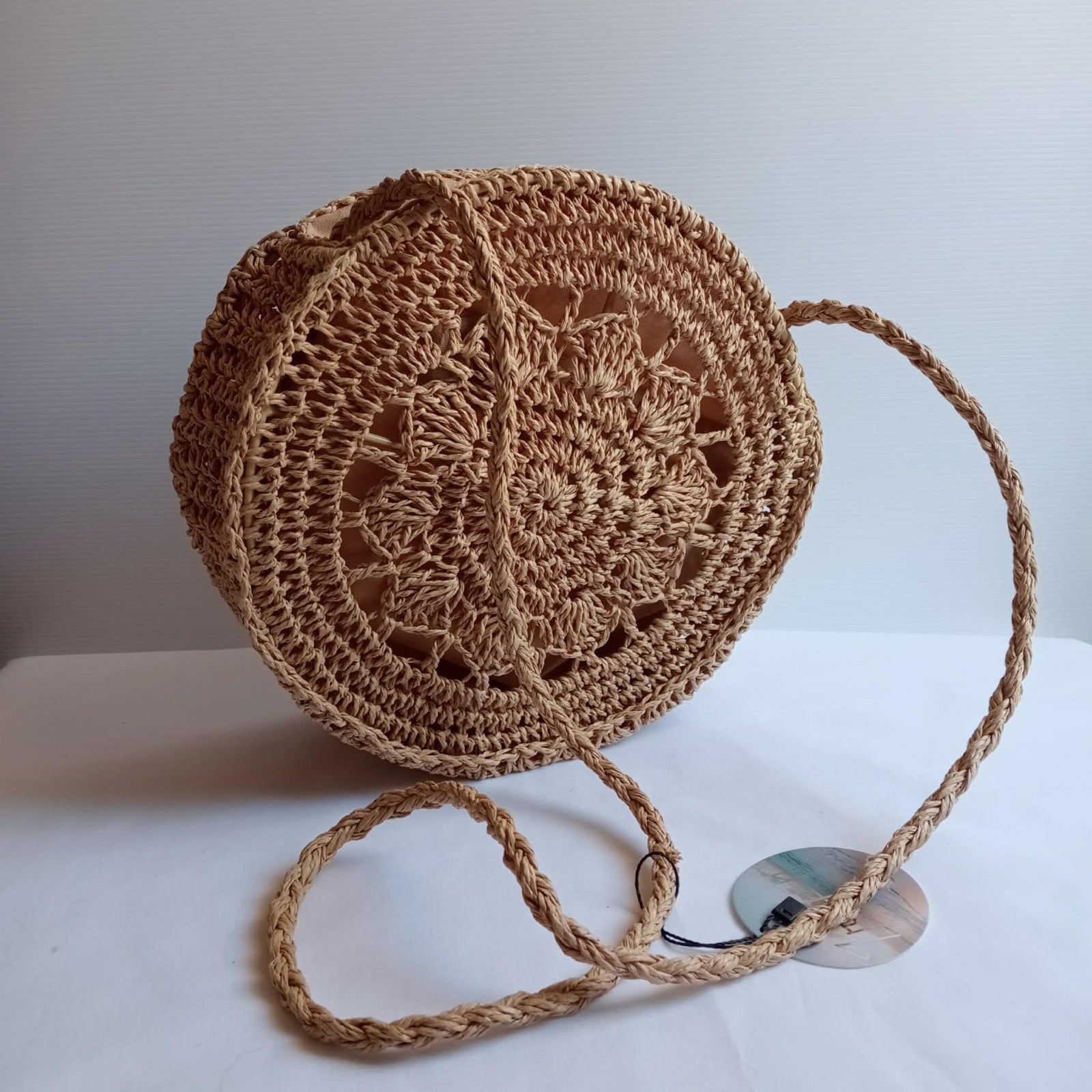 Round Straw Bag - Tripp