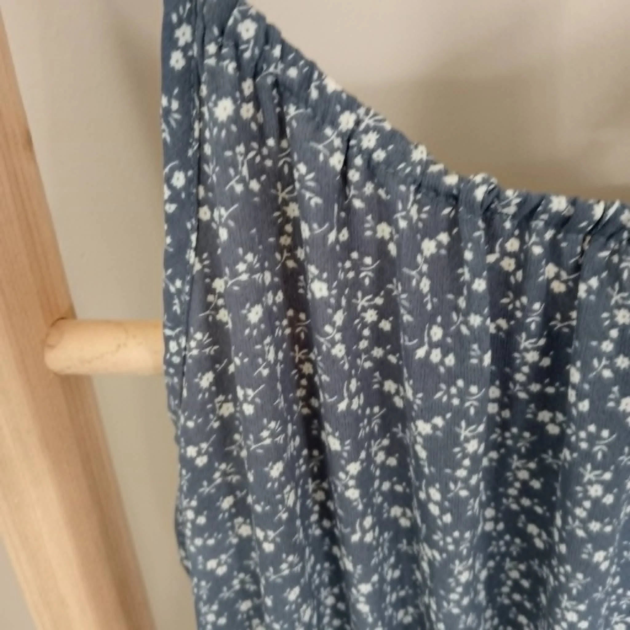 Blue Floral Dress - Minx & Moss