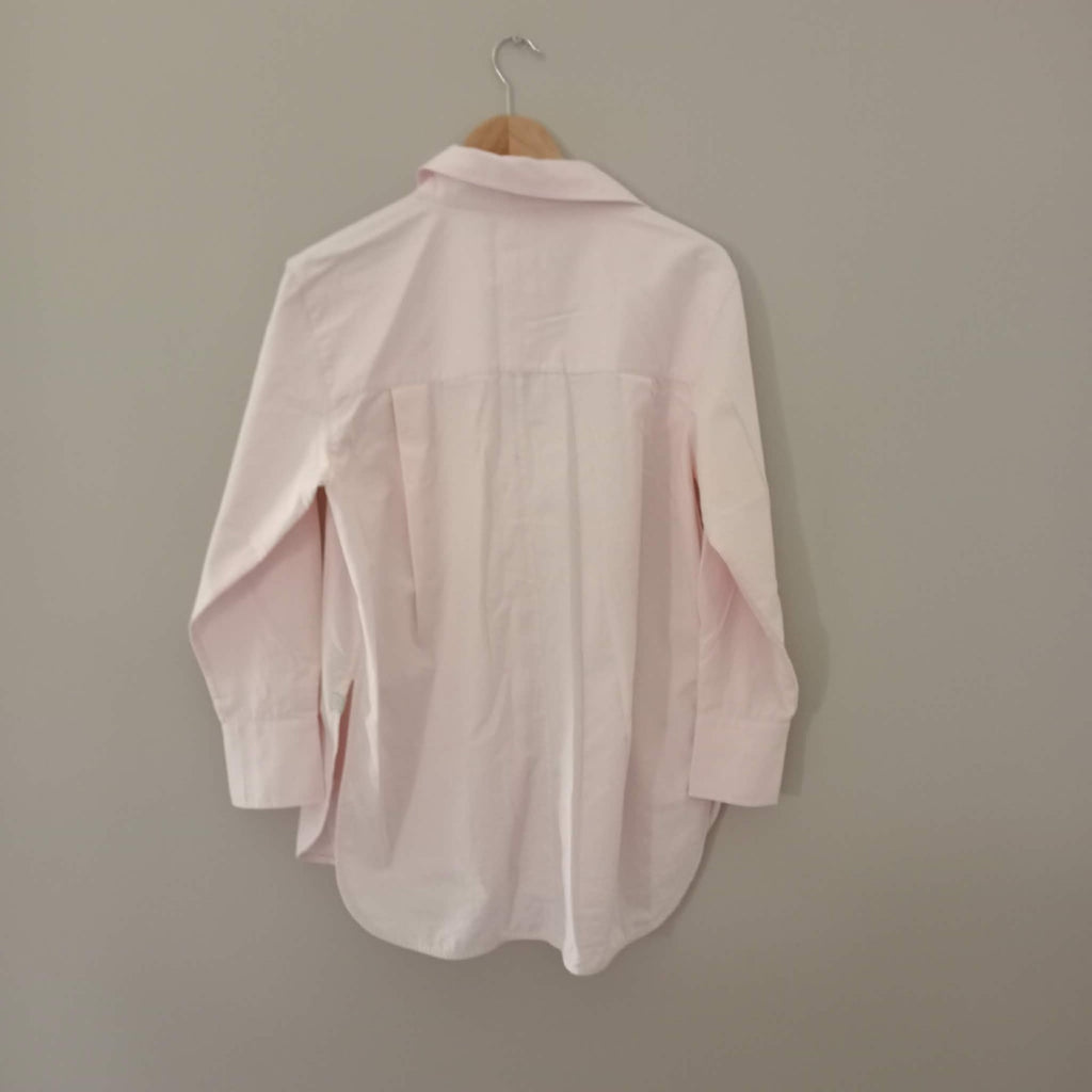 blush pink shirt, country road, size 8, preloved