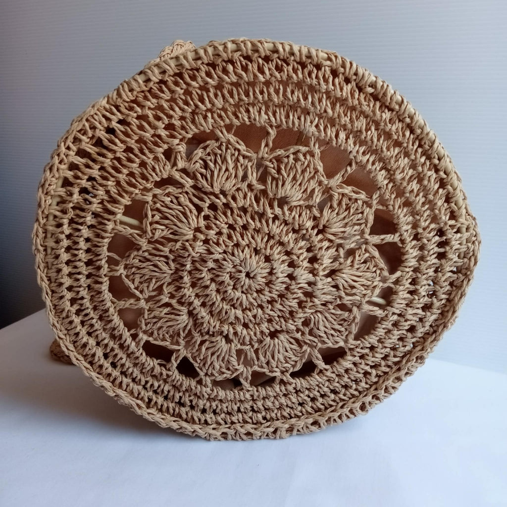 Round Straw Bag - Tripp