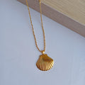 18k Gold Plated Waterproof Shell Necklace